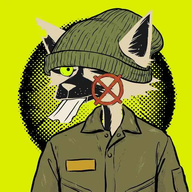Broker #1446, a screenprinted alley cat.