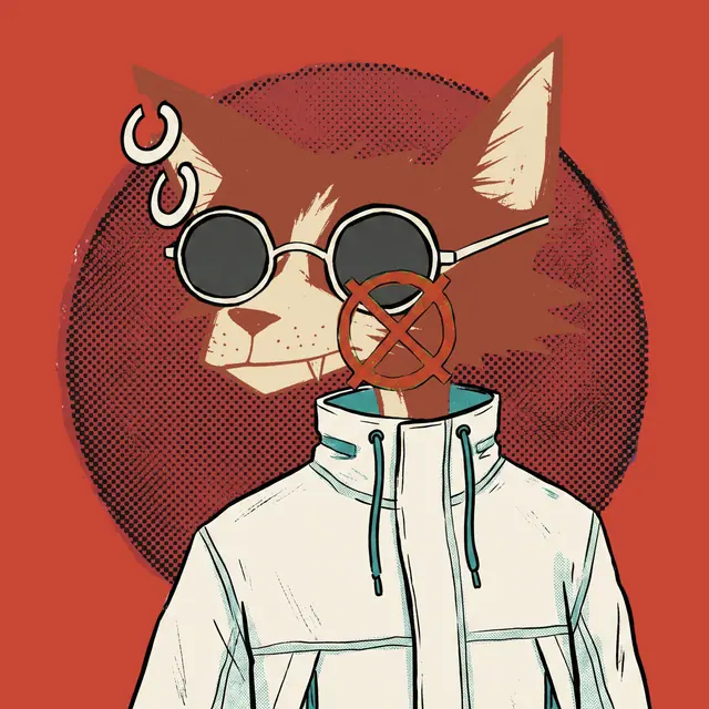 Broker #1462, a screenprinted alley cat.