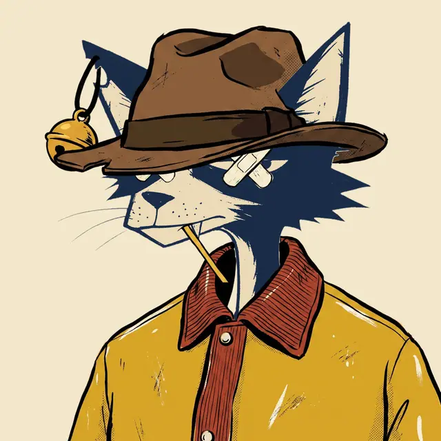 Broker #1513, a screenprinted alley cat.