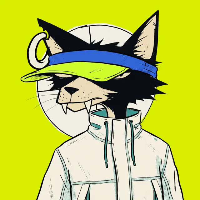 Broker #1535, a screenprinted alley cat.