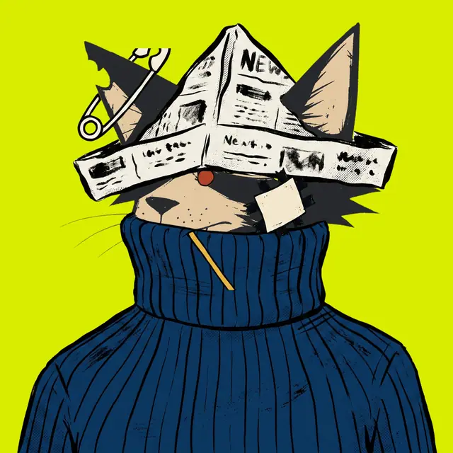 Broker #1546, a screenprinted alley cat.