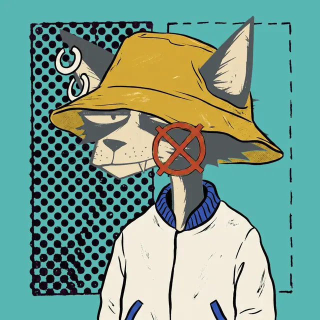 Broker #1551, a screenprinted alley cat.