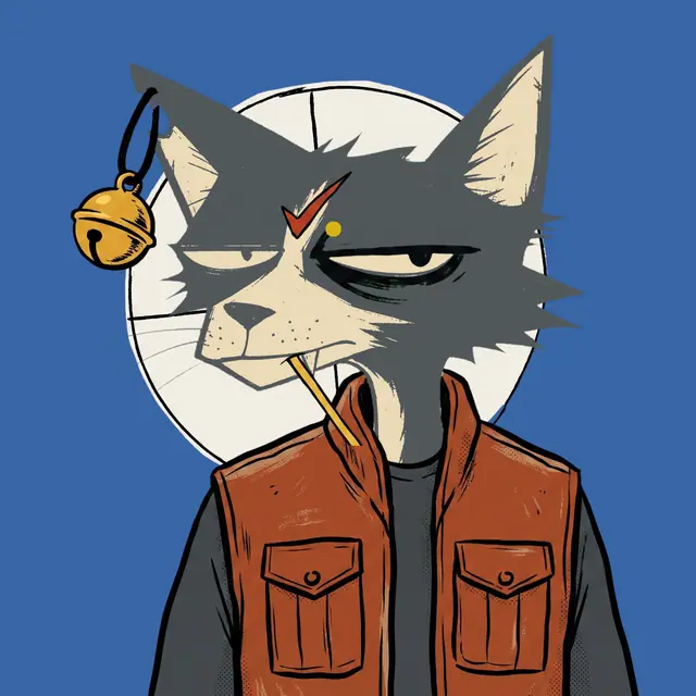Broker #1570, a screenprinted alley cat.