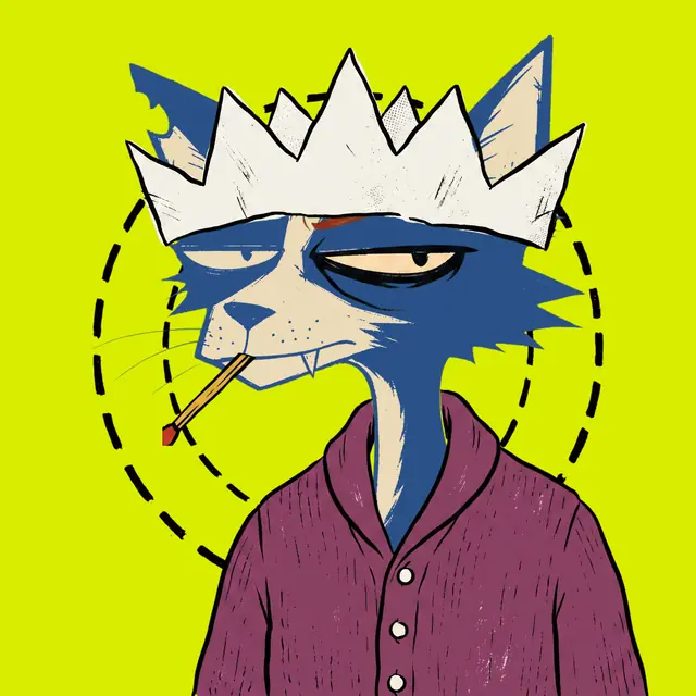 Broker #1600, a screenprinted alley cat.