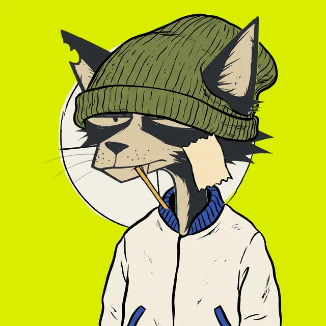 Broker #1700, a screenprinted alley cat.