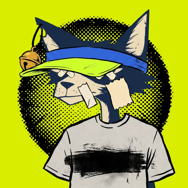 Broker #1707, a screenprinted alley cat.