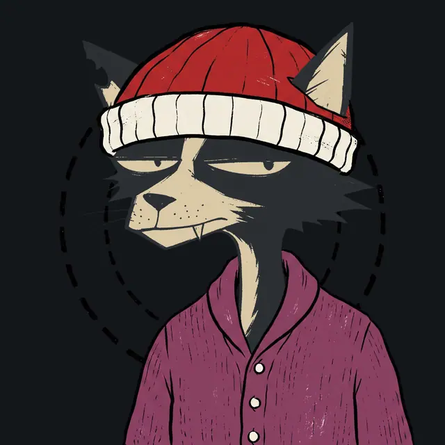 Broker #1760, a screenprinted alley cat.