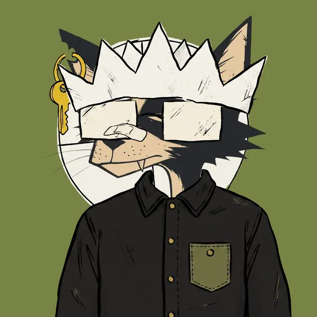 Broker #1791, a screenprinted alley cat.