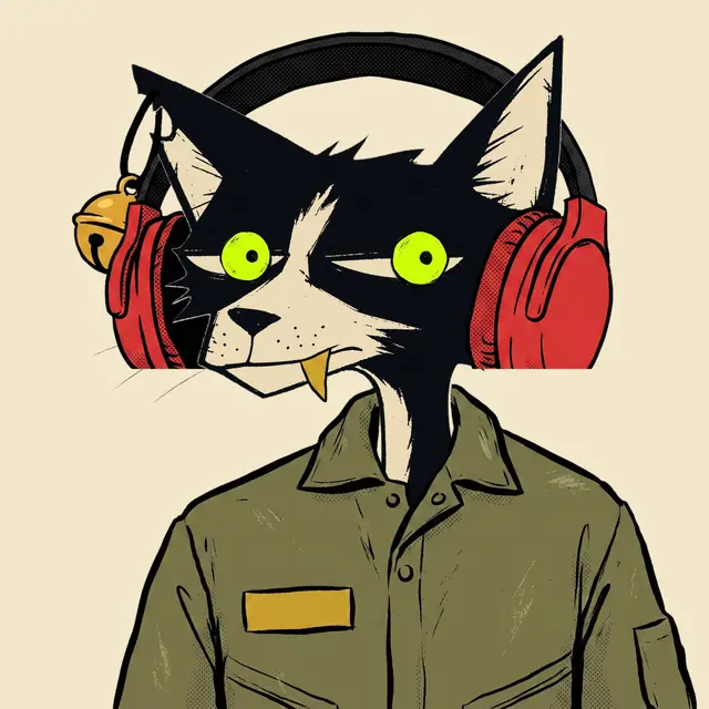 Broker #1793, a screenprinted alley cat.