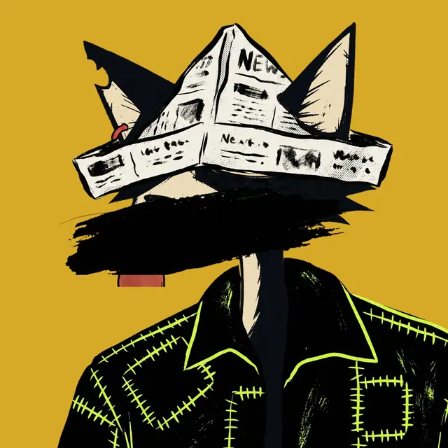 Broker #1798, a screenprinted alley cat.
