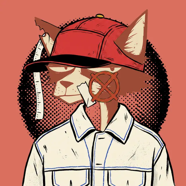 Broker #1922, a screenprinted alley cat.