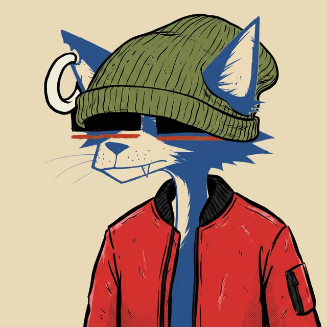 Broker #1931, a screenprinted alley cat.