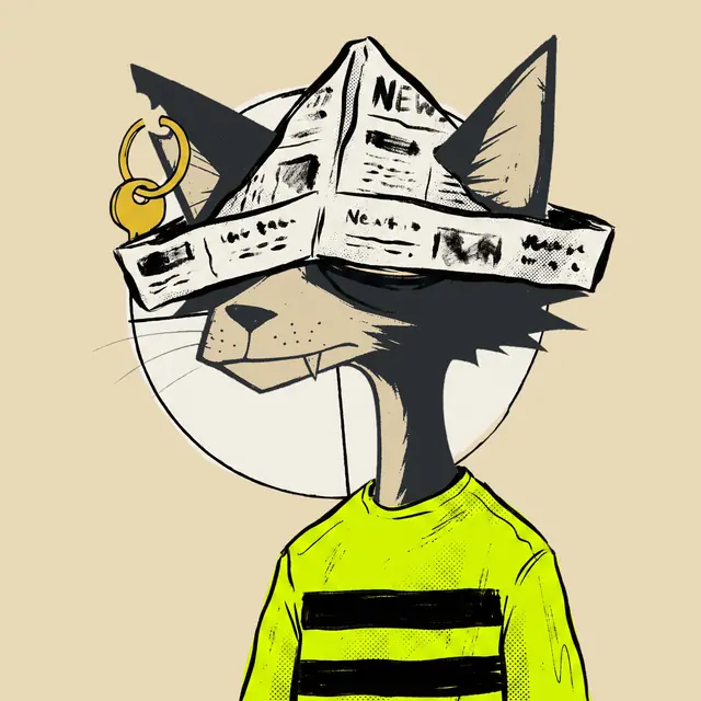 Broker #1963, a screenprinted alley cat.