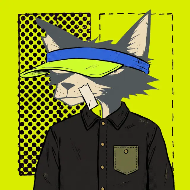 Broker #2060, a screenprinted alley cat.