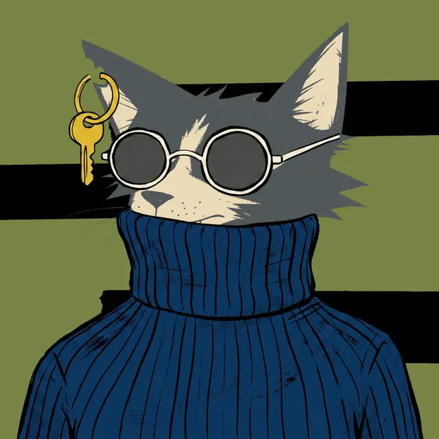 Broker #2090, a screenprinted alley cat.